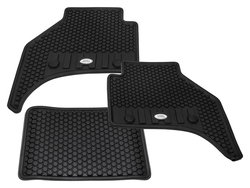 VPLLE0047 - Front & Rear Deep Sided Rubber Mat Set - Defender 110 2020 onwards - Left Hand Drive - without 3rd Row - Genuine Land Rover Image 3