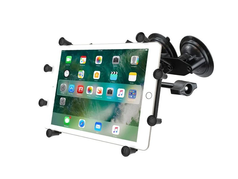 RAM-B-189-UN9-FRO1-KR - RAM X-Grip Universal 10" Tablet Double Suction Mount Image 2