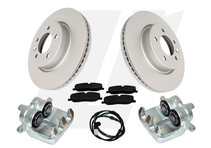LRC11110 - Front Brake Kit including Discs, Pads and Calipers - Land Rover Discovery 3 - Aftermarket and OEM options available Image 1