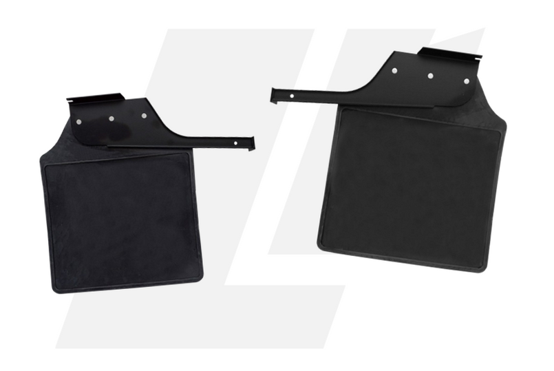 LRC11217 - Pair of Rear Mudflaps for Land Rover Defender 110 & 130 - No Logo - Available with Fixings Image 1