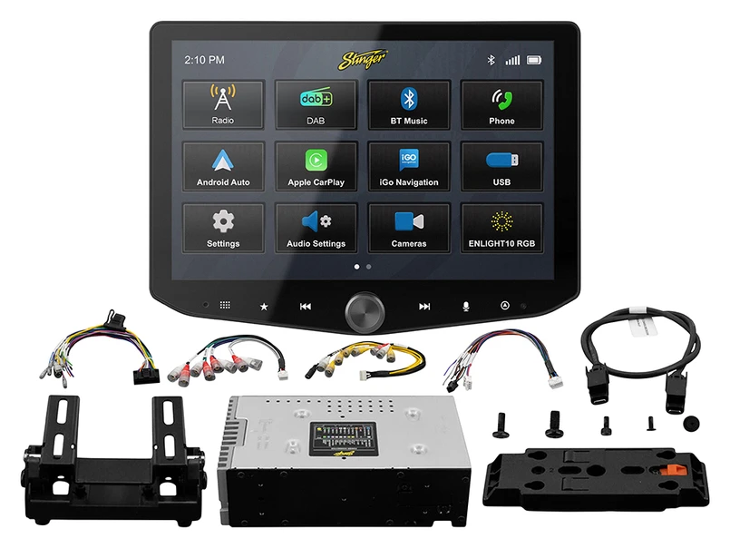 DA5452 - HORIZON10 10-Inch Integrated Multimedia System With Integrated Bespoke Installation Kit - Defender 2007-2016 Image 2