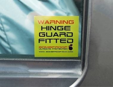 G1399 - Four Door Bombproof Hinge Guards for Defender - Protect your Defender Doors from Theft Image 4