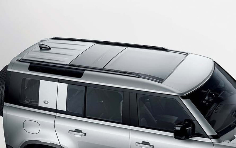 VPLER0177 - Defender 2020 Roof Rails in Black - For Long Wheel Base Vehicle - Aftermarket *C CLIPS MISSING - REDUCED TO CLEAR* Image 1