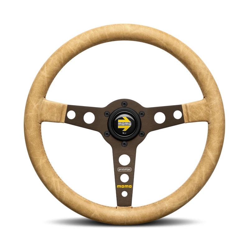 VPRODESERT35R - MOMO Prototipo Desert steering wheel - Brown - 350mm - NEW FOR 2026 - COMING SOON! Image 2