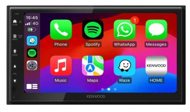 DMX5023DABS - Kenwood Double DIN Bluetooth & DAB+ Multimedia System Head Unit - Shallow Fit *EX-DEMO - FITTED BUT NEW CONDITION* Image 1