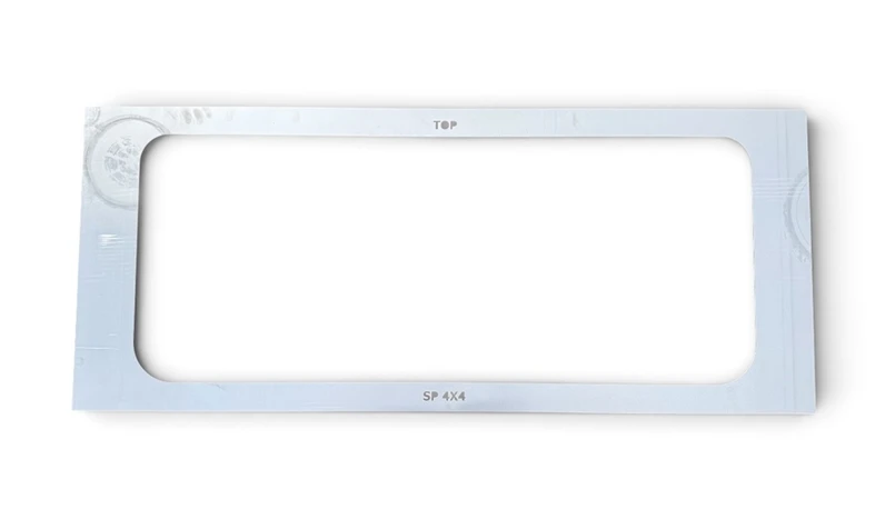 BG1219 - BlakGlass® Sliding Window & Panoramic Glass Cut Out Template made from Aluminium - by SP 4x4 Image 1