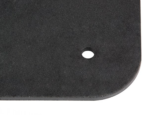 TF5560 - Black Alloy Rear Tailgate Panel - Wipe Clean - Discovery 2 - by Terrafirma Image 2
