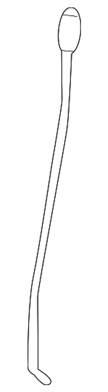 EJZ000011PUY - Range Rover L322 Front Door Latch Rod - Fits from 2002-2012 - Genuine Land Rover Image 1