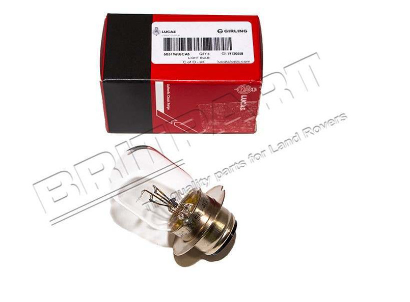 505196 505196LUCAS - Land Rover Series Headlamp Bulb - 12 Volt - Fits 1951-1967 Image 1