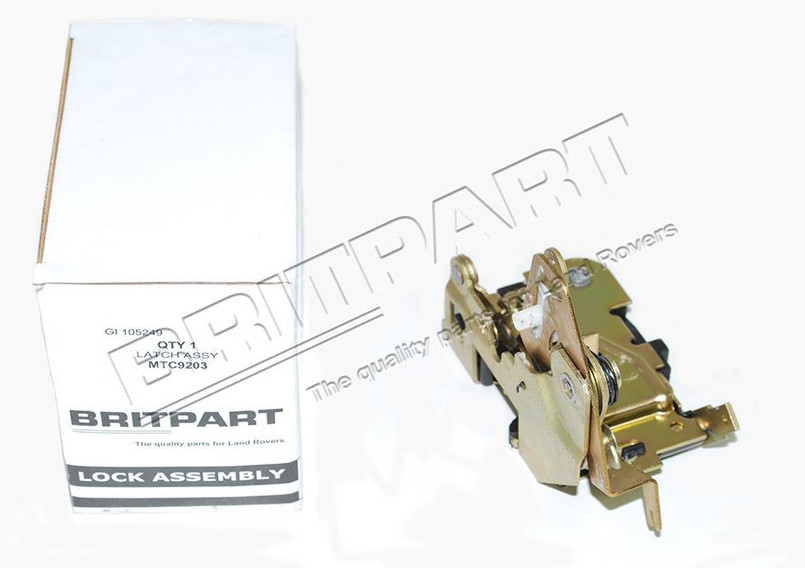 MTC9203 - Door Latch for Discovery 1 and Range Rover Classic - Fits Rear Left Hand Door Image 1
