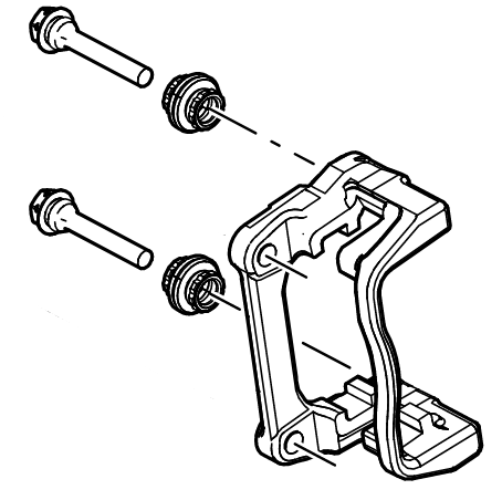 LR005260 - BRACKET - BRAKE CALIPER Image 1