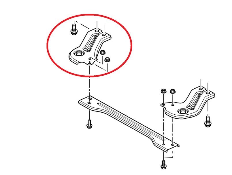 LR006223 - RH Front Panel Reinforcement - Freelander 2 - Genuine Land Rover item Image 1