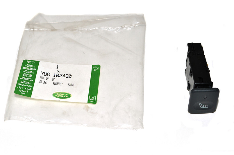 YUG102430 - Heated Seat Switch - Left Hand - For Defender and Discovery 2 - (Will Fit Right Hand - See Desciption) Genuine Land Rover option available Image 2