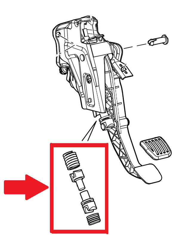 LR014493 - Clutch Pedal Retracting Spring - Freelander 2 - 2.2 Diesel with 6 Speed Manual Gearbox - up to Chassis Number AH999999 - Genuine Land Rover item. Image 2