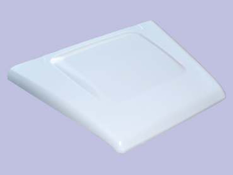 DA1963 - Defender Puma Fibreglass Bonnet in Primed White - Fits from 1984 Onwards Image 1