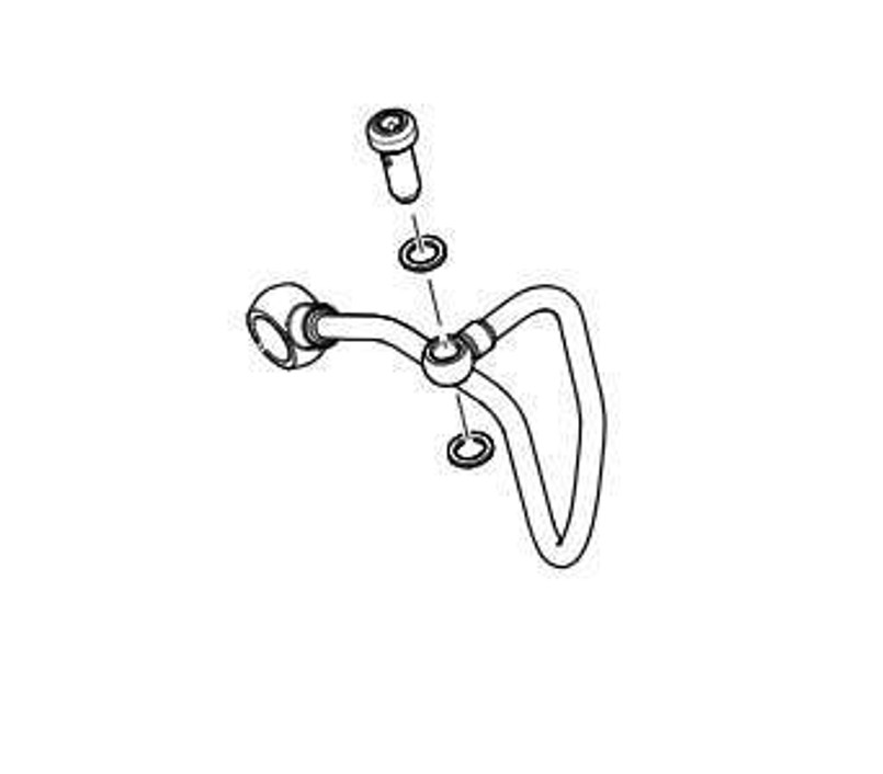 LR019465 - Freelander 2 Turbo Oil Feed Pipe for 2.2 Diesel TD4 - Fits from 2007 Onwards (from 7H054002 Chassis Number Onwards) - Genuine Land Rover Image 1