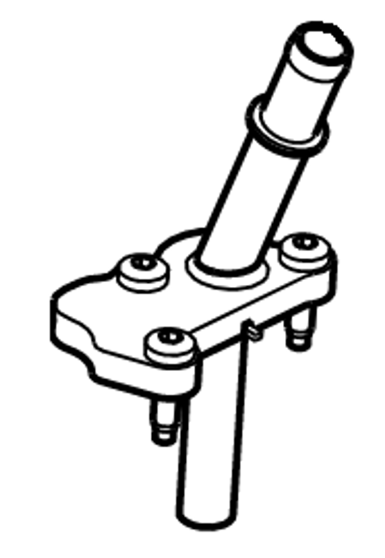 LR022907 - Oil Separator Outlet Tube - 4.4 TDV8 - Range Rover, Range Rover Sport - Genuine Land Rover Image 1