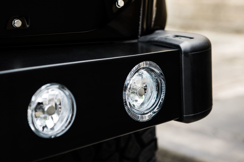 PKDEFENDERFRBUMPER - Defender Front Bumper Including Bumper Lights - Stainless Steel - By Chelsea Truck Company Image 3