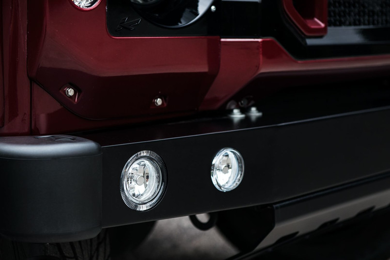 PKDEFENDERFRBUMPER - Defender Front Bumper Including Bumper Lights - Stainless Steel - By Chelsea Truck Company Image 6