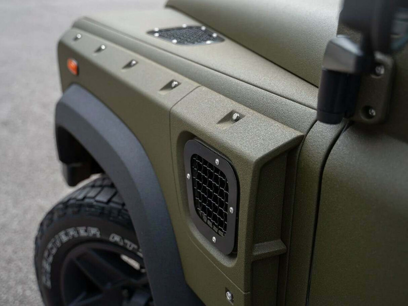 PKDEFENDERBODYKIT110 - Defender 110 Chelsea Truck Front and Rear Wide Wing Panels with Integrated Vents and Bolt Apertures Image 21