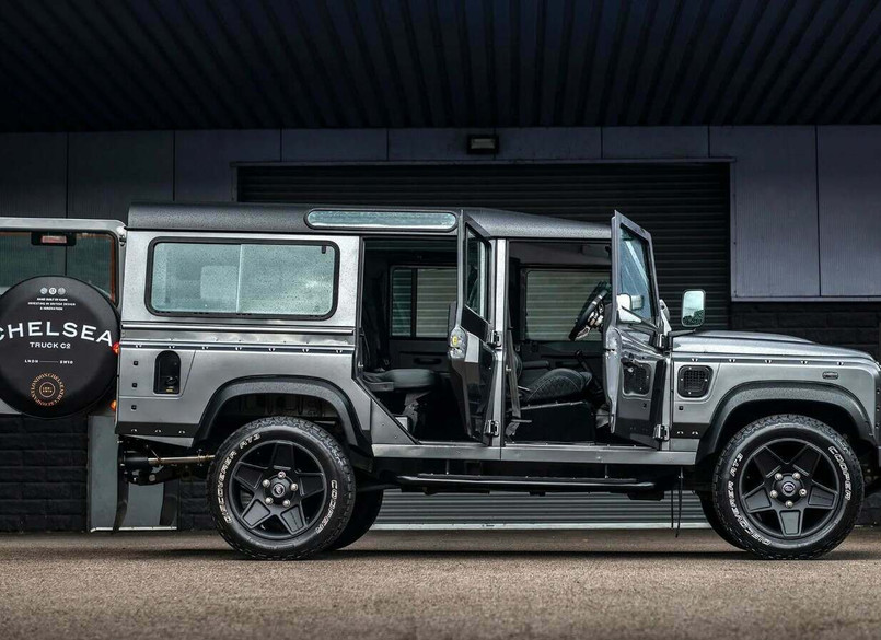 PKDEFENDERBODYKIT110 - Defender 110 Chelsea Truck Front and Rear Wide Wing Panels with Integrated Vents and Bolt Apertures Image 23