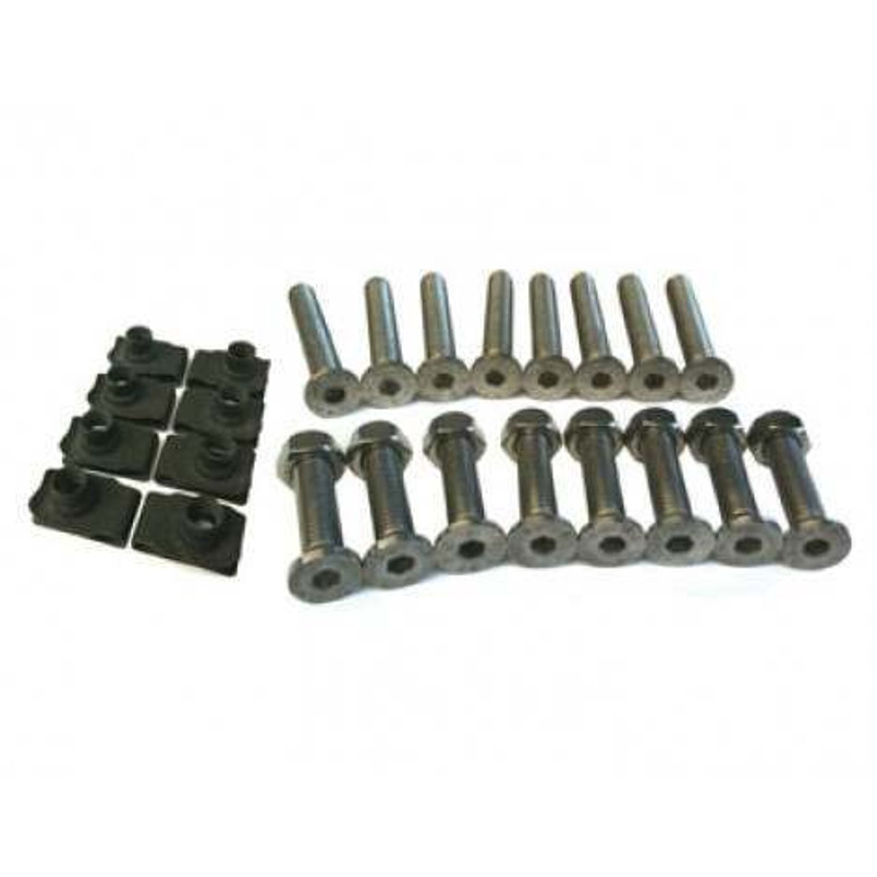 DA1069SS - Front Door Hinge Kit for Defender with Stainless Steel Fittings (Early Style Door Hinges) Image 2