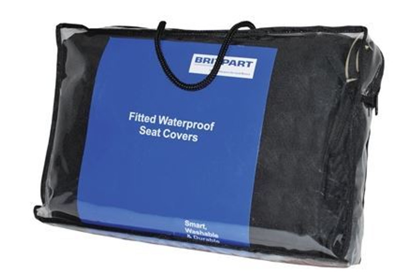 DA2832BLACK - Front Seat Covers In Black for Discovery 4 - Britpart Hard Wearing Seat Covers Image 2