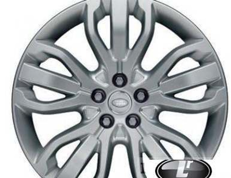 LR044850 - Range Rover Sport L494 Wheel - 21 inch 5 Triple Spoke Alloy Wheel in Silver - Style 14 - Genuine Land Rover Image 1