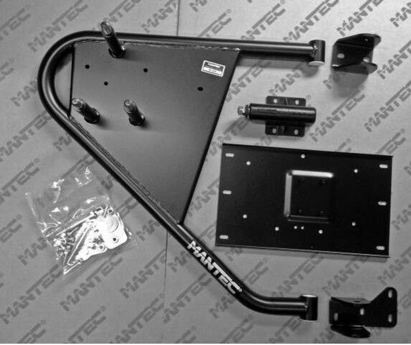 214-MASWC -  Mantec Rear Door Swing away Spare Wheel Carrier for Land Rover Defender - Fits All Safari Rear Doors 1984-2016 (Doesn't Fit Half Door Tailgates - conversion kit available 216-MASWC) Image 2
