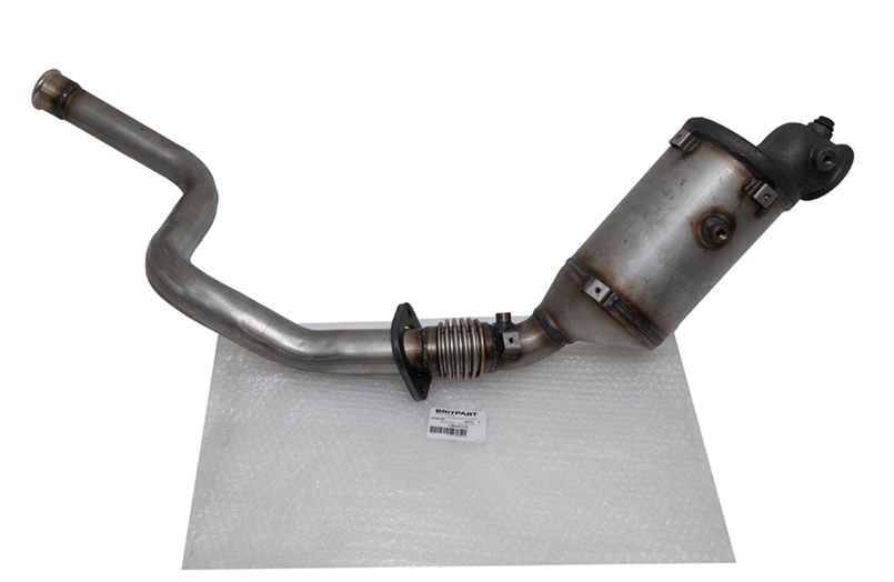 LR041312 - Catalyst Exhaust Downpipe for Land Rover Defender - Fits Stage V Plus DPF - Puma Engine Image 1