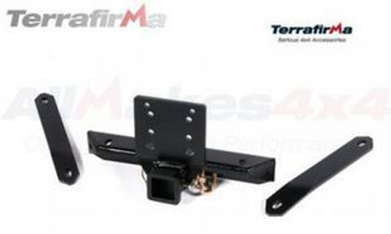 TF876 - Terrafirma Tow Hitch Receiver Assembly - Defender 90 from 1998 Onwards (Fits TD5 & Puma) Image 1