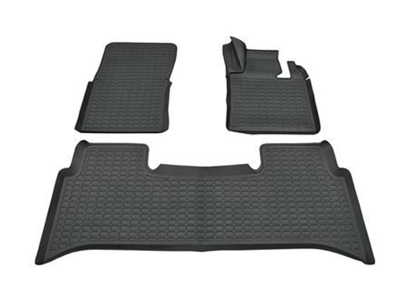 DA4806 - Range Rover L322 Rubber Mat Set (Right Hand Drive - Fits 2002-2006) - With Lipped-Edge - Set of Four Image 2