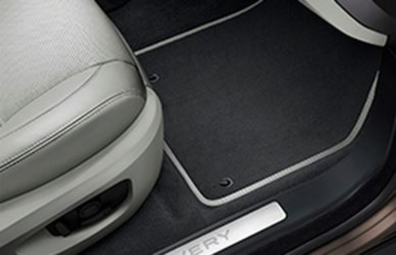 LR087312 - Discovery Sport Interior Carpet Set - Ebony / Ebony Set for Left Hand Drive Vehicles - LHD (image shows Lunar / Glacier) - Genuine Land Rover Image 1