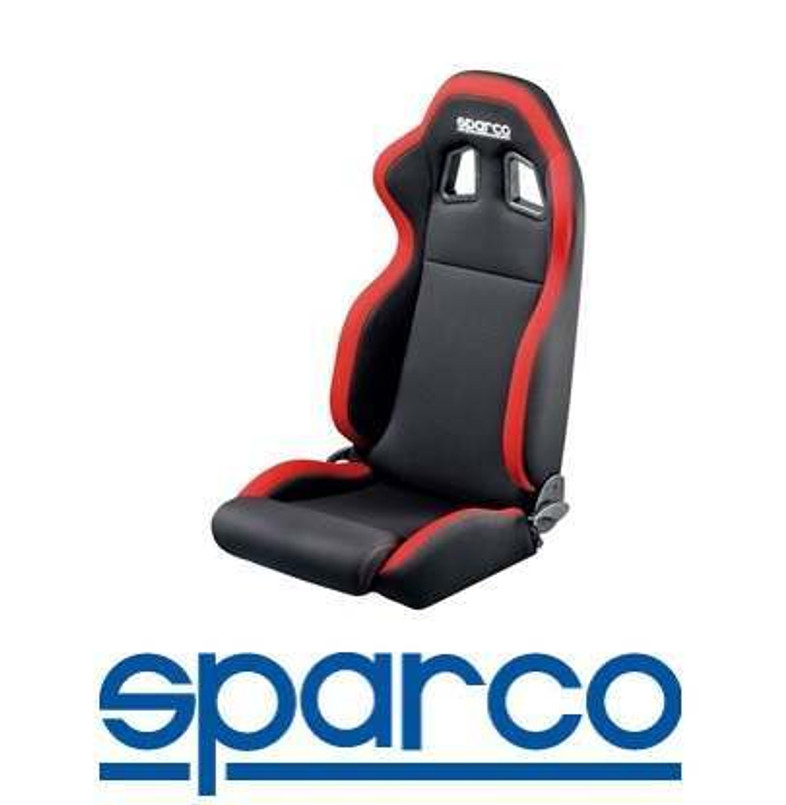 DA7305 - Sparco Seat - R100 - For Land Rover Defender - Come in Black and Red Trim (Requires Mounting and Fitting Kit) Image 1