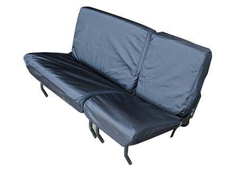 EXT018-6 - Defender 90 and 110Defender 60/40 Split 2nd Row Bench Nylon WPSC >2007 4 x Piece cover set. - By Exmoor Trim Image 1