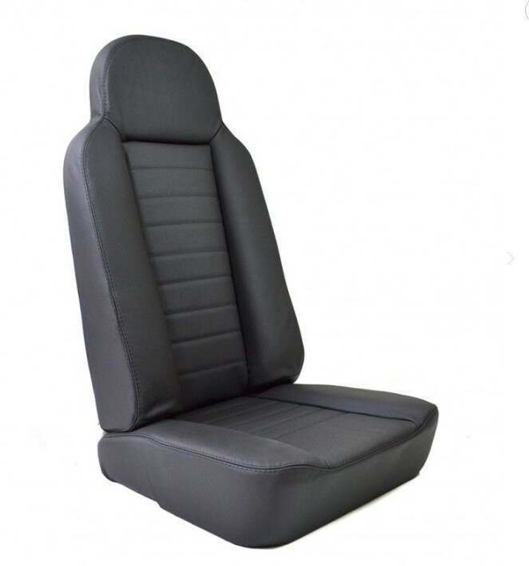 EXT351-BV - Classic Low Back Black Vinyl - By Exmoor Trim Image 1