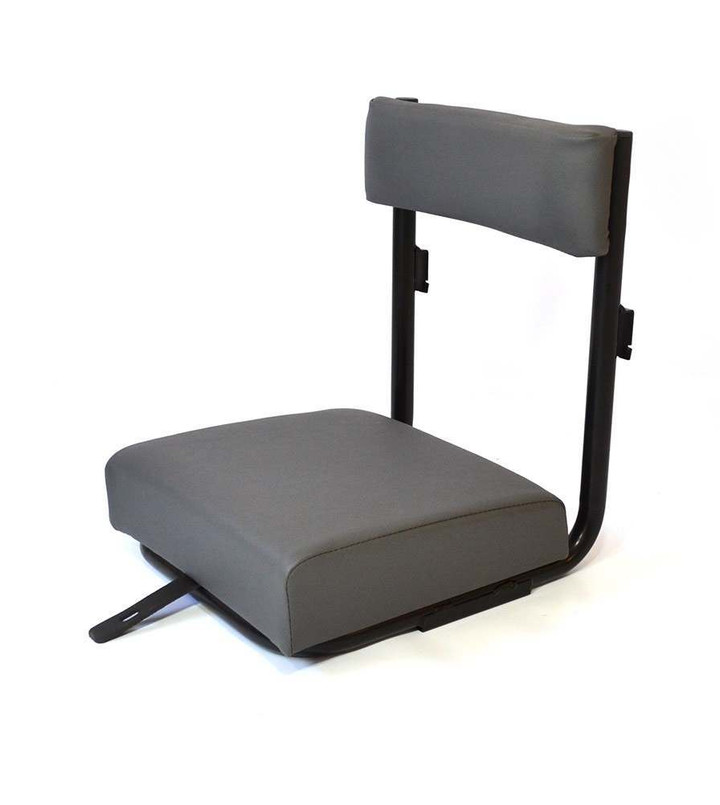 EXT058-DGV - Radio Operator Seat Dark Grey Vinyl - By Exmoor Trim Image 2