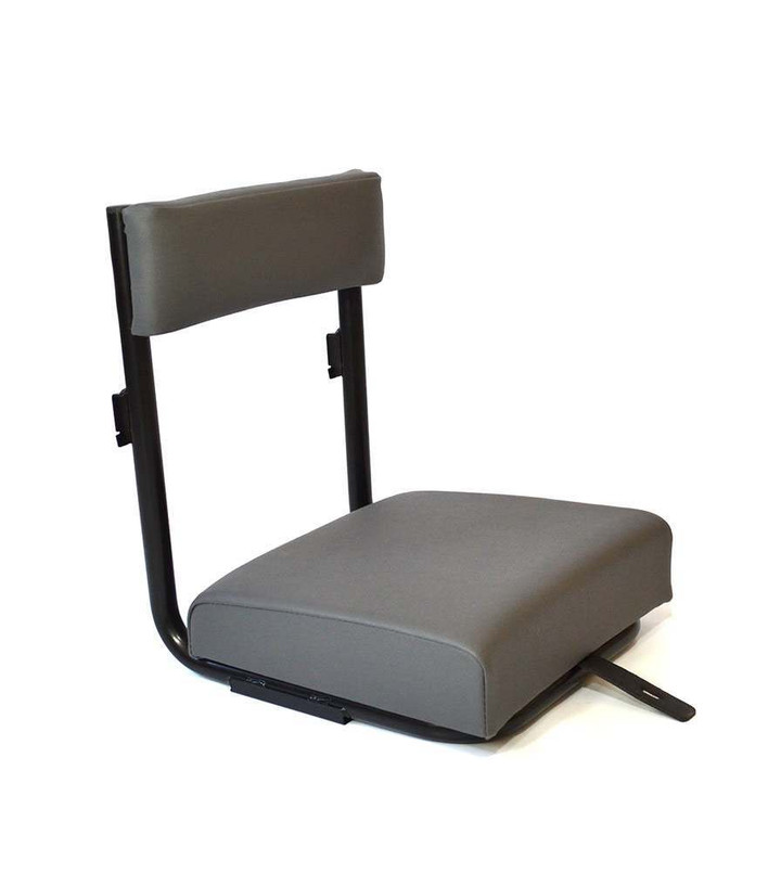 EXT058-DGV - Radio Operator Seat Dark Grey Vinyl - By Exmoor Trim Image 3