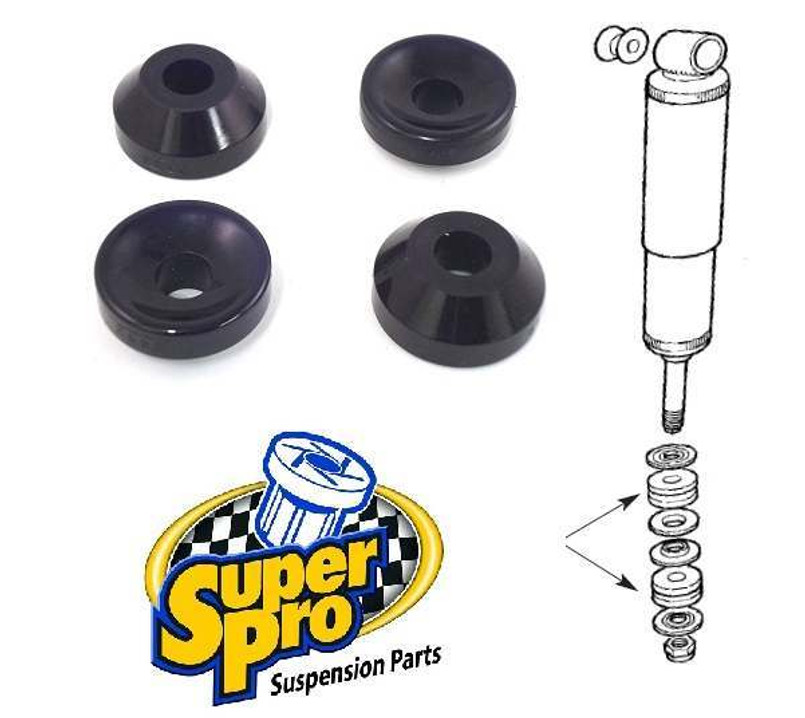 SPF2656K - SuperPro Bush for Rear Shock Absorber - Fits Defender and Discovery 1 from 1994 Onwards Image 1