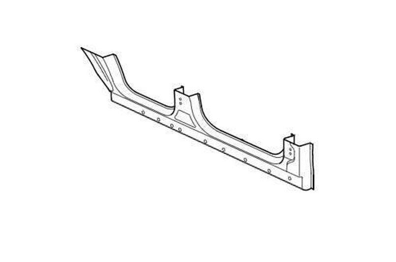 LR064257 - Left Hand Sill Body Panel for Land Rover Discovery 3 & 4 - Genuine Land Rover Image 1