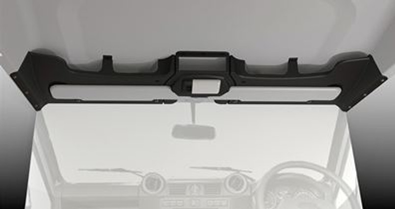 DA4629B - Defender Centre Roof Console By Britpart in Black Image 2