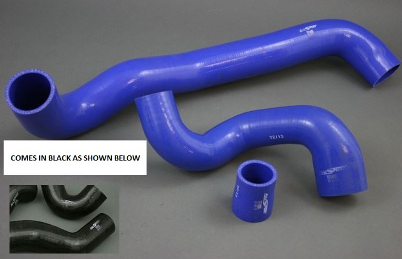 AS-H11/3/BLACK - Discovery 3 & 4 / Range Rover Sport 2.7 TDV6 Silicone Intercooler Hoses by Allisport - Three Piece Kit in Black (Doesn't Fit 3.0) Image 1