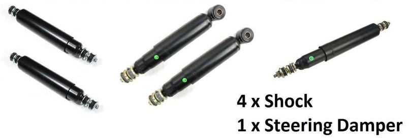 LRC1026 - Discovery 1 Front and Rear Shock Absorbers and Steering Damper - Fits All Disco 1 from 1989-1998 Image 1