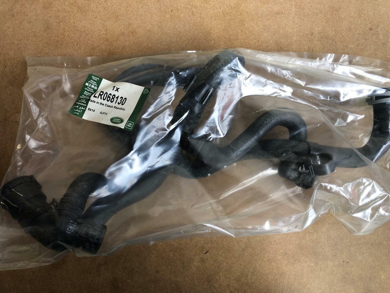 LR068130 - Coolant Hose - From Transmission Oil Cooler To Radiator on 3.0 TDV6 Hybrid - Range Rover L405 and Range Rover Sport L494 Image 1