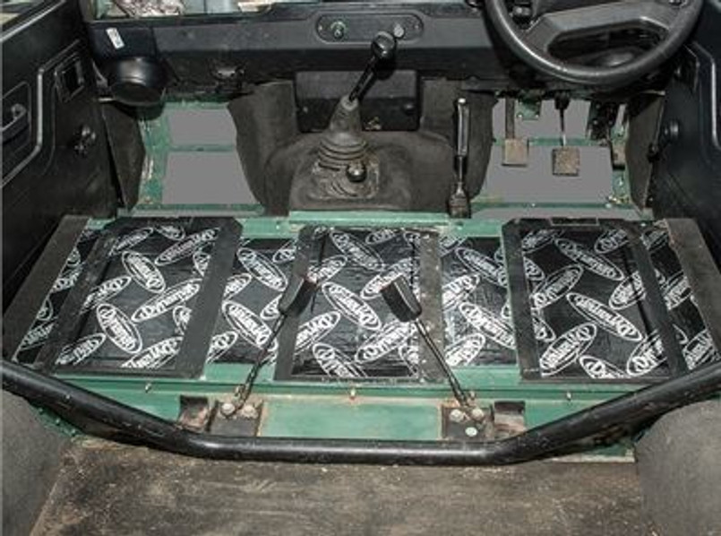 DA8095 - Dynamat Xtreme Sound Proofing for Land Rover Defender - Seat Box - Fits from 1983-2006 Image 1