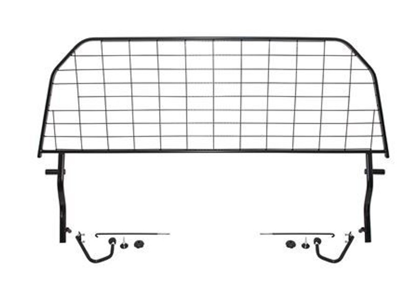 DA5511A - Mesh Style Dog Guard In Grey (Half Length) - For Discovery 3 and Discovery 4 - Manufactured by Britpart Image 1