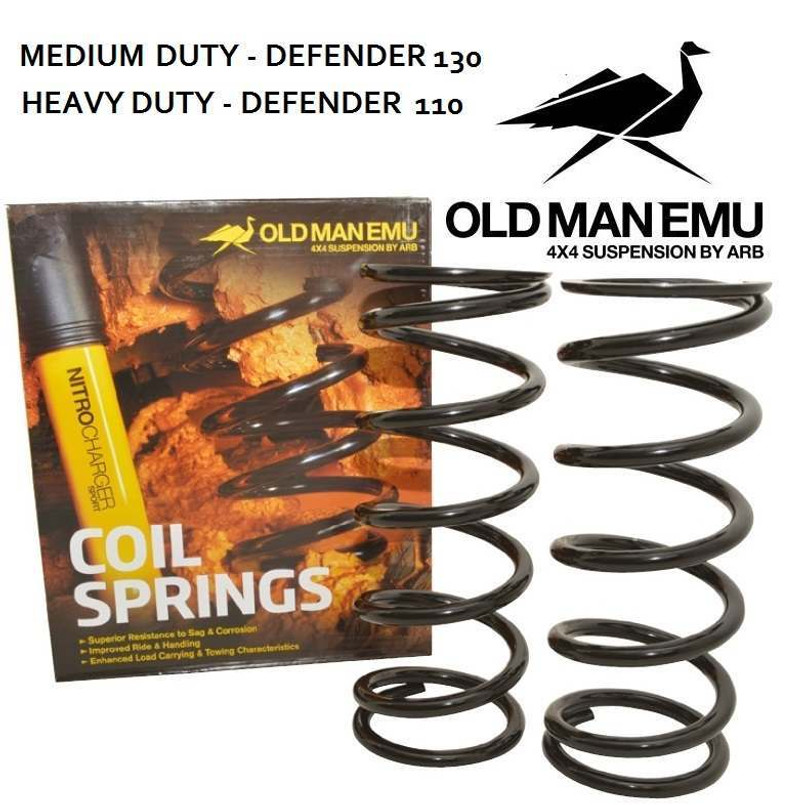 DA8923 | 2752 - Defender 110 Rear Springs - Old Man Emu - Comes as a Pair - Up To 40mm Lift - Medium/Light Duty Image 1