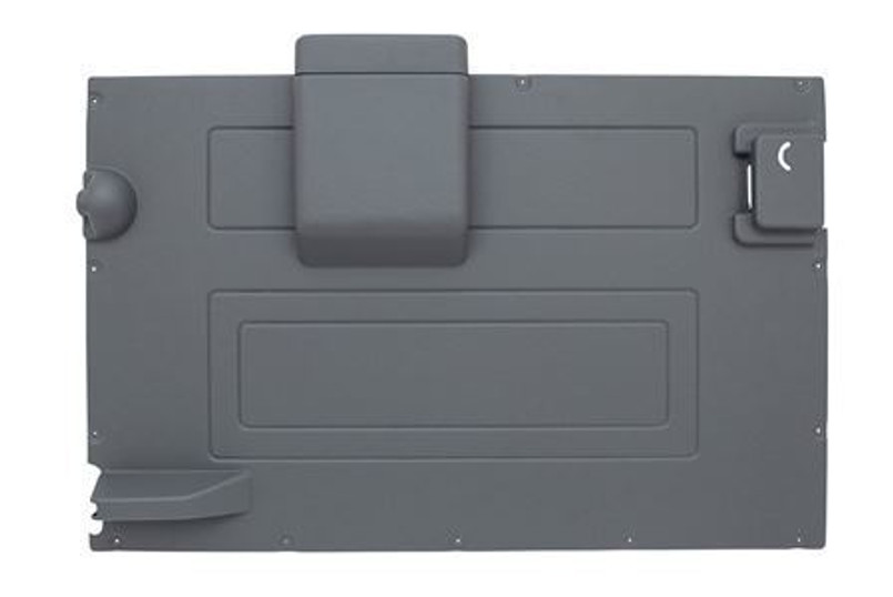 TR242 - Defender Rear Door Card in Light Grey - Tailgate Door Card for Defenders up to 2002 - Comes with Rear Wiper Motor Cover Image 1