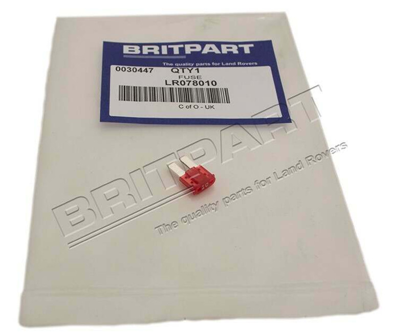 LR078010 - 10 Amp Red Mini-Fuse - For Land Rover Discovery 5, Defender 2020 Onwards, Range Rover L405, Sport L494, Velar and Evoque Mk2 Image 1