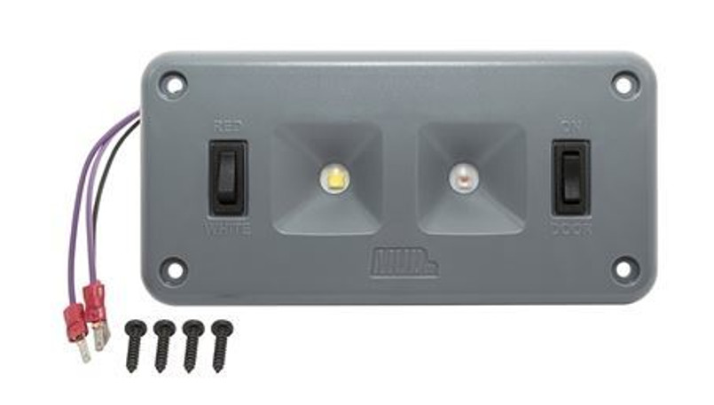 DA6554 - Interior LED Light for Land Rover Defender - By Mud UK in Light Grey - Fits from 1991 Onwards ************LAST ONE AVAILABLE THEN BLACK ONLY********** Image 1